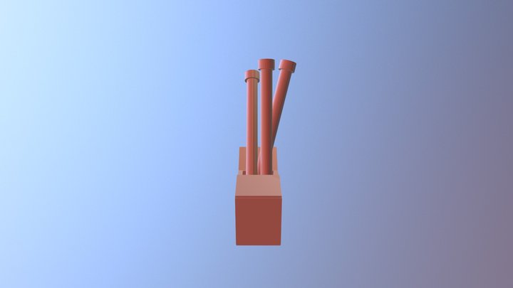 Box Of Pipes 3D Model