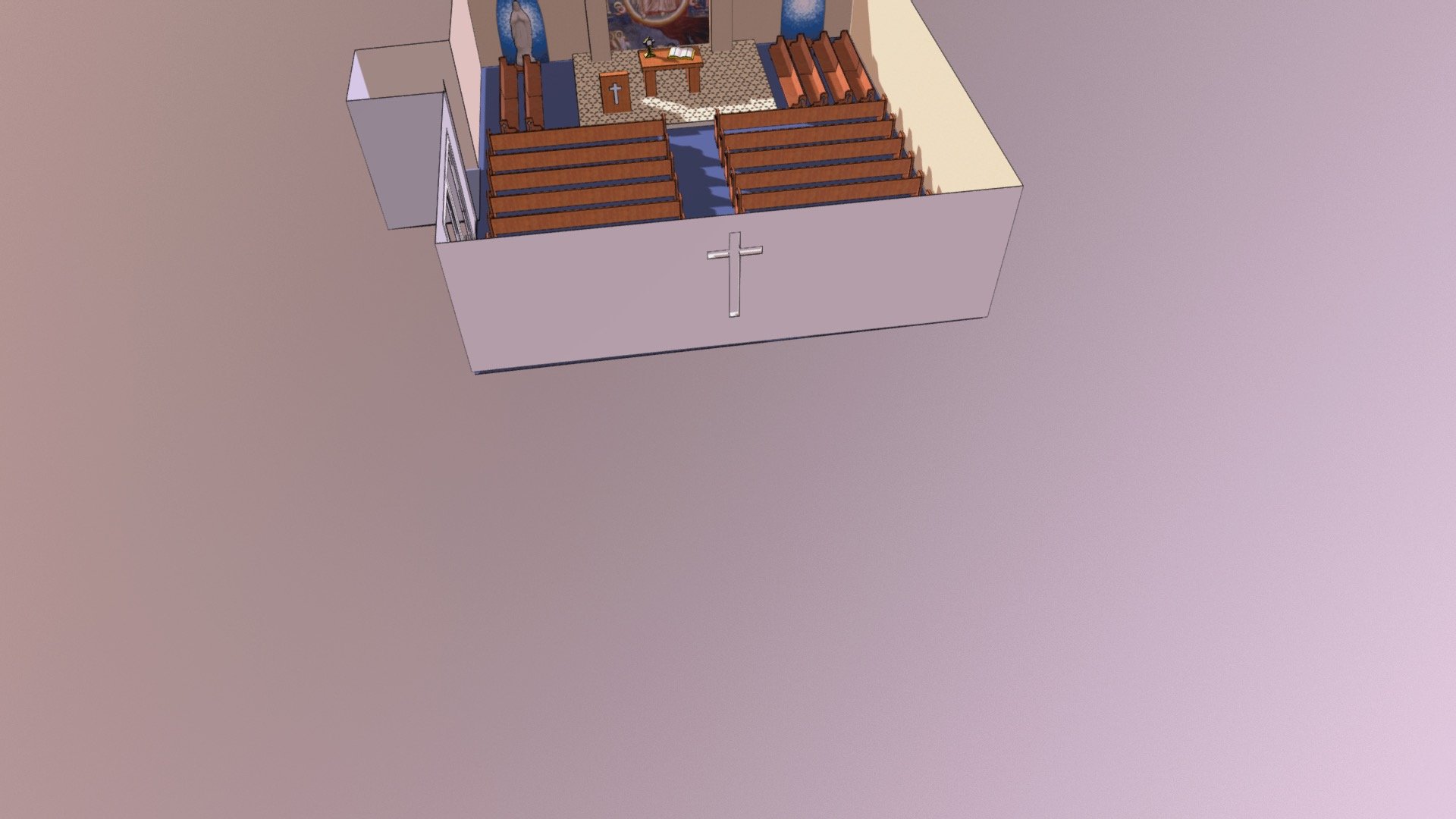 FINAL chapel design 2018 - 3D model by carkerbonmor [974e391] - Sketchfab