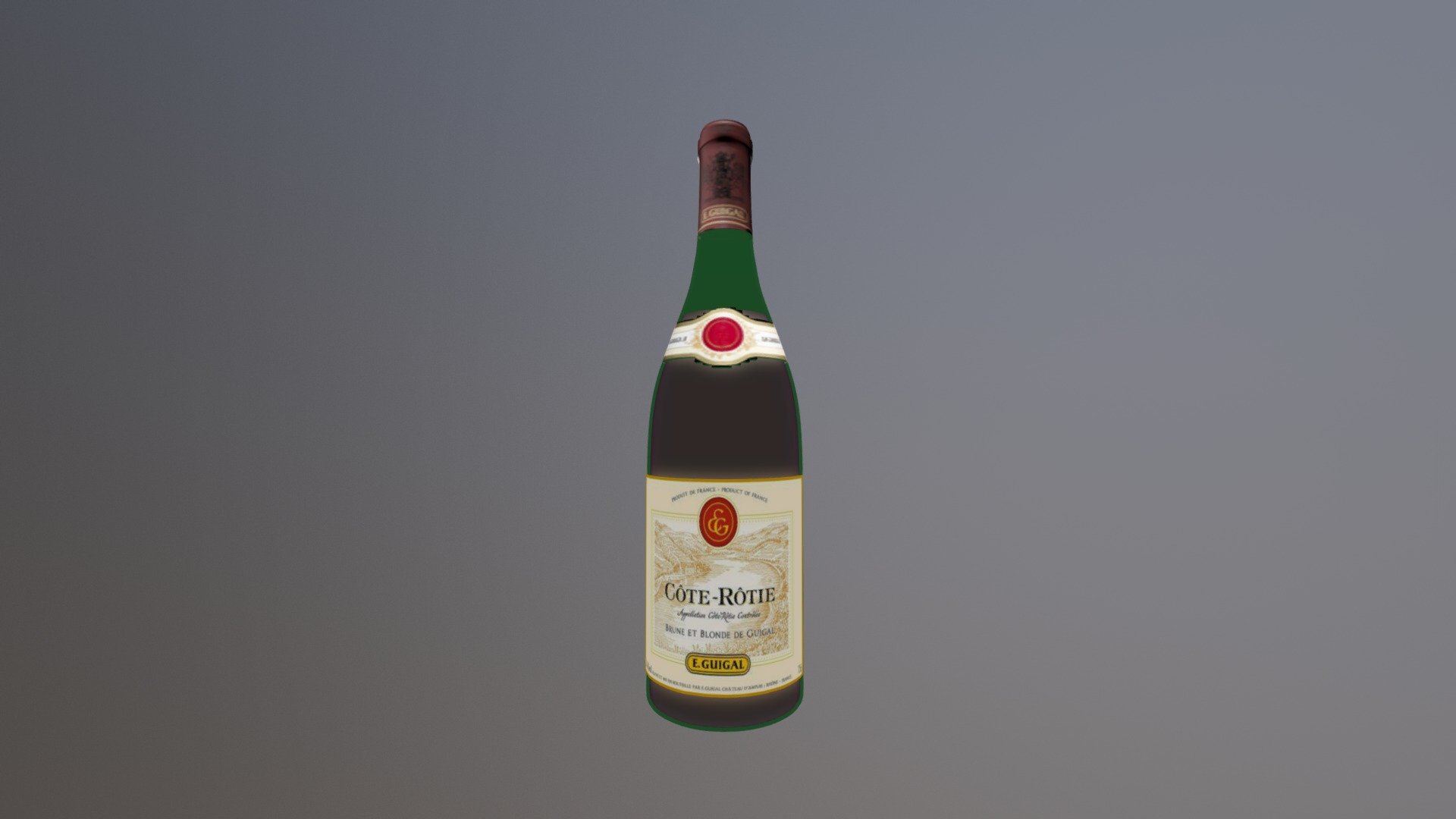 Wine Bottle Download Free 3D model by siotech2011 [974e872] Sketchfab