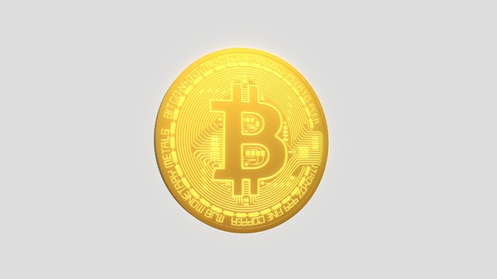 Bitcoin 3D Model