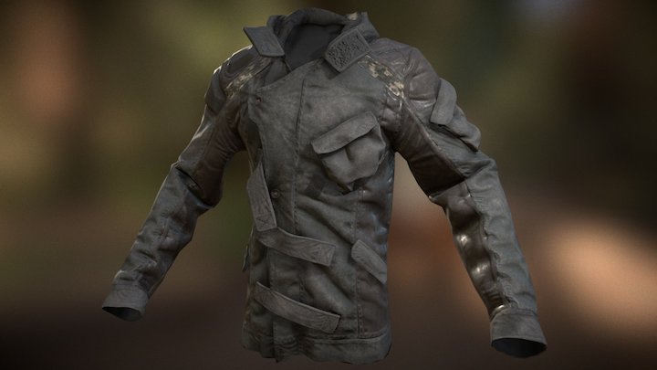 Military Jacket 3D Model
