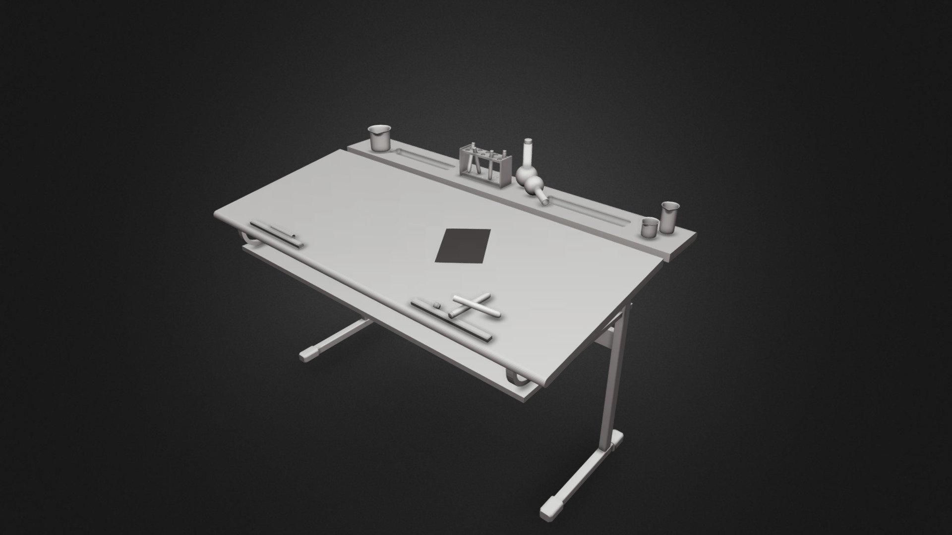 Table in chemistry class - 3D model by Patricia Rohrbacher (@patiii ...