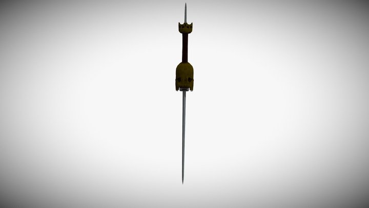 Костяной меч 3D Model