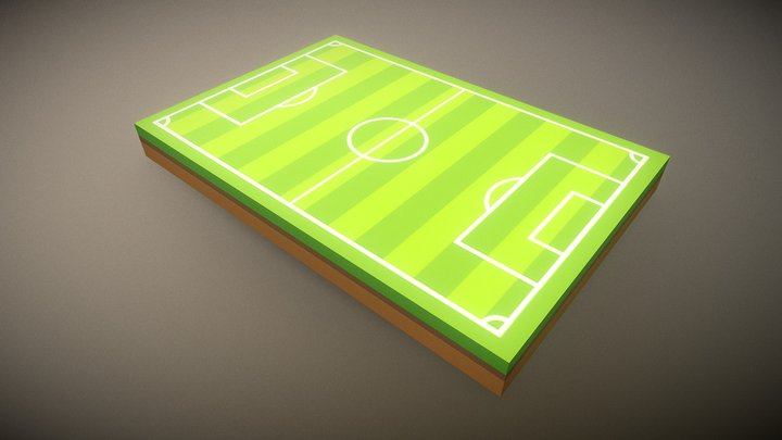 Football Field 3D Model