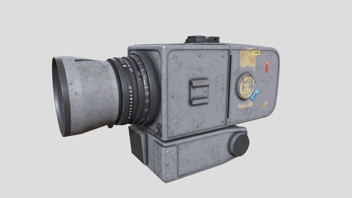Hasselblad EL 500 Camera PBR 3D Model