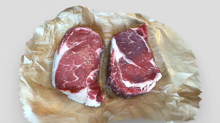 Eataly steak scanned with iPhone 12 lidar – Free 3D Model STL