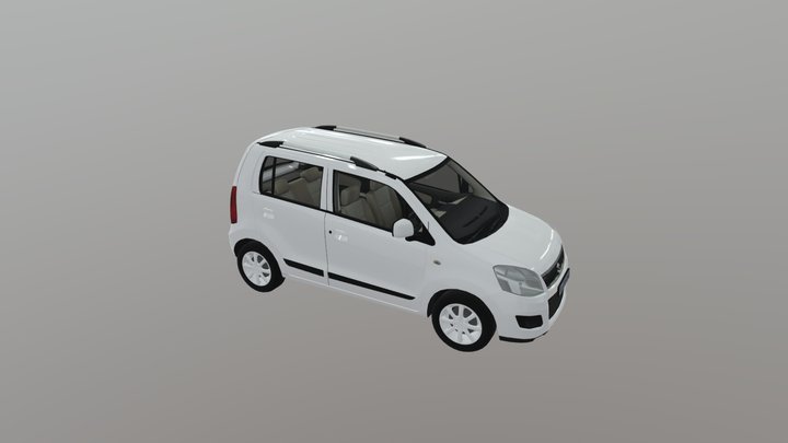 2013_suzuki_wagonr-car 3D Model