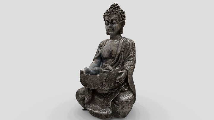 Buddha Candle Holder 3D Model