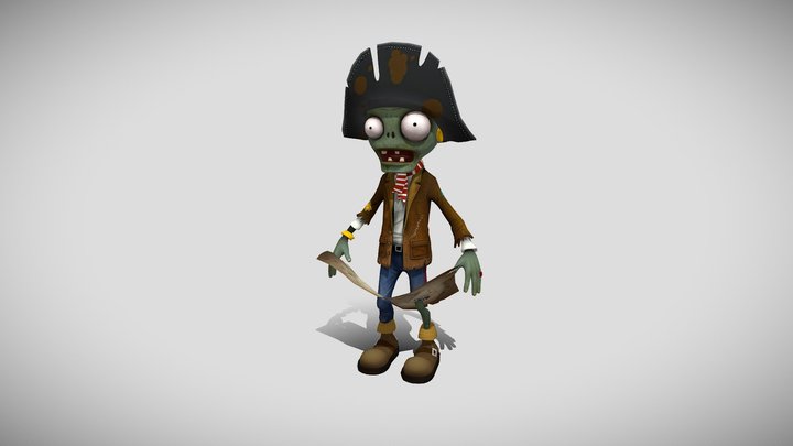 Map Pirate - PVZ Garden Warfare – Modelo 3D gratuito STL