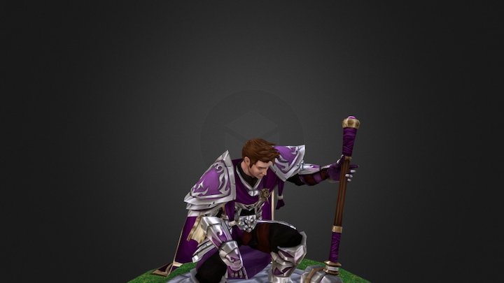 Soulforge Paladin - World of Warcraft Fanart 3D Model