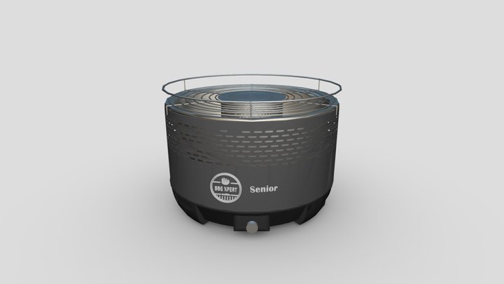 Senior Black Inox. 3D Model