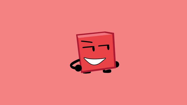 Blocky from BFB 3D Model