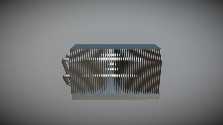 Heatsink 8 pipes prototype Vx1 MC (by Juanma) 3D Model