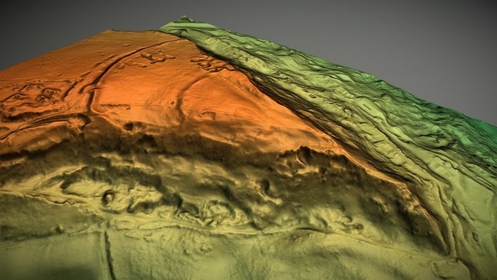 Crickley Hill, Gloucestershire (UK) – Gratis 3D-model STL