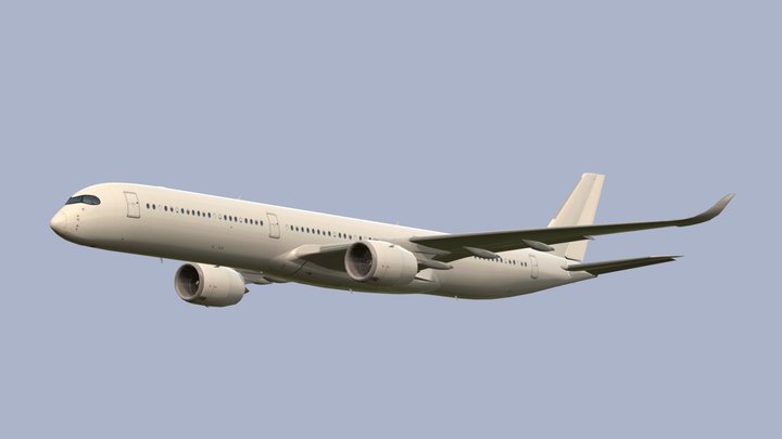 Airbus A350-1000 – Modèle 3D gratuit STL