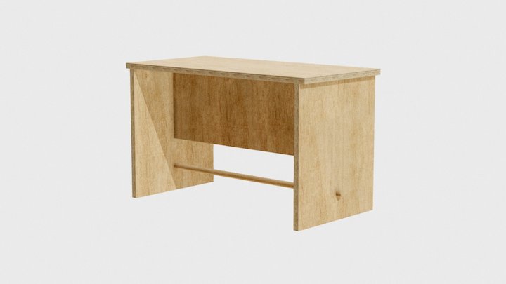 Ola Shack Table 3D Model