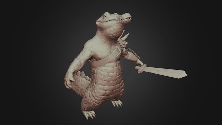 Alligator 3D Model
