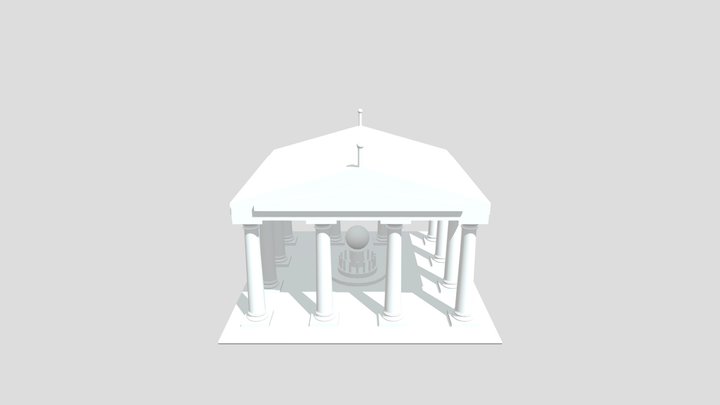 Rusk_ Nathan_ID_wk3_ Pillar_V2_Fixed_N-gons 3D Model