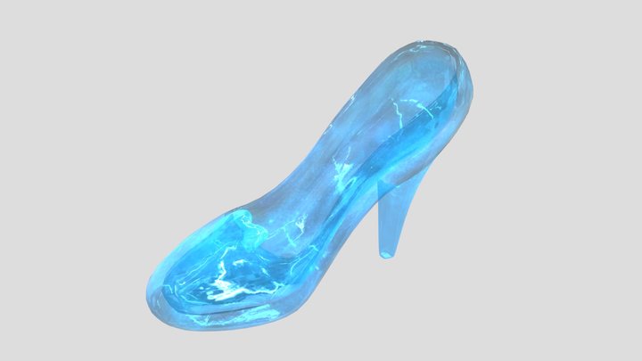 zapatilla cenicienta 3D Model