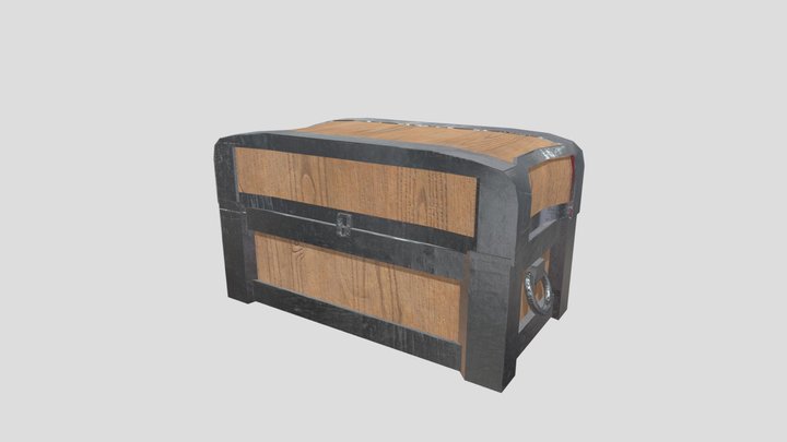 Fantasy Chest 3D Model