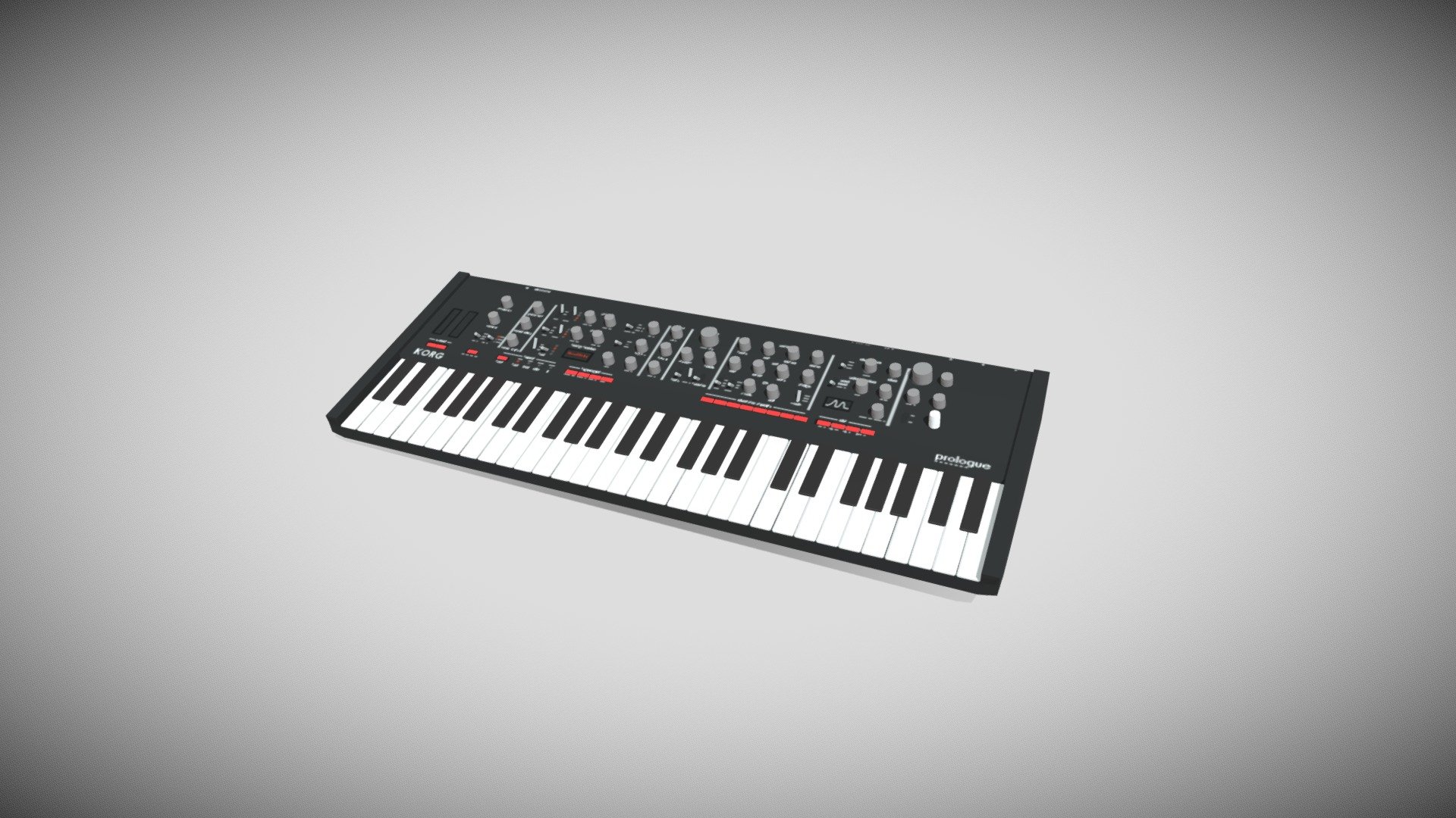 Synthesizer 3D model by niksie [975d2c5] Sketchfab