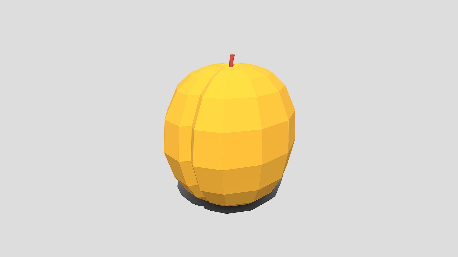 Low Poly Cartoon Apricot - Buy Royalty Free 3D model by chroma3d ...