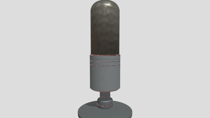 Modern Day Microphone 3D Model