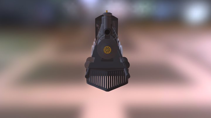 Lokomotive 3D Model