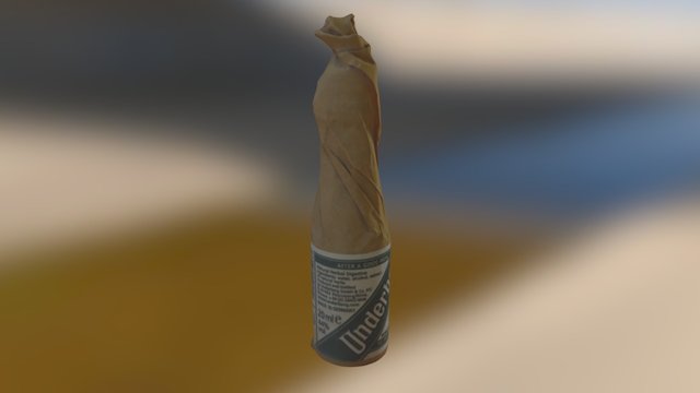 Underberg Bottle 3D Model