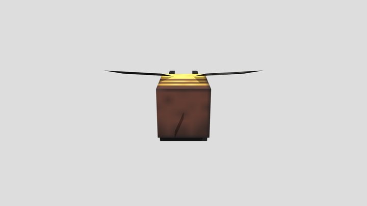 PC Computer - Minecraft Windows 10 Edition - Bee 3D Model