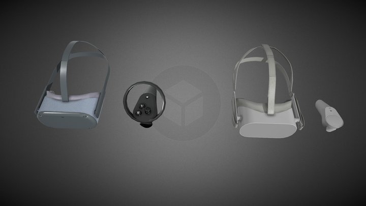 VR Headset Pack - 1 3D Model
