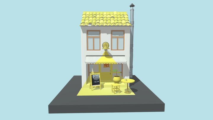 House which made me hate multi-cut 3D Model