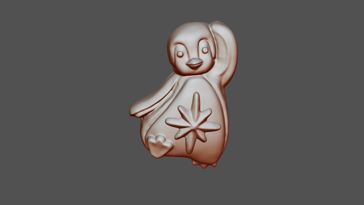 пінгв 3D Model