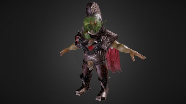 grug the little brute! 3D Model
