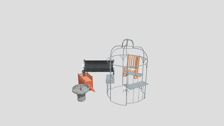 DAE 5 Finished props - grandma's house 3D Model
