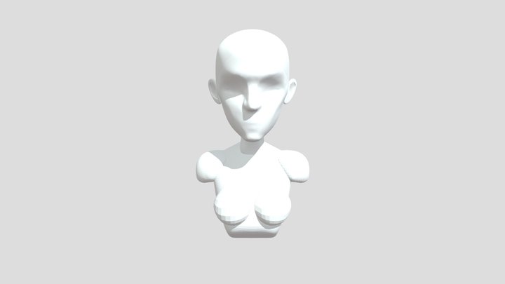 BodyNeckTorsoChinFacialStructureShouldersBoobs1 3D Model