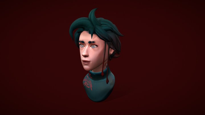 CartoonBust by Anna von Alvensleben 3D Model