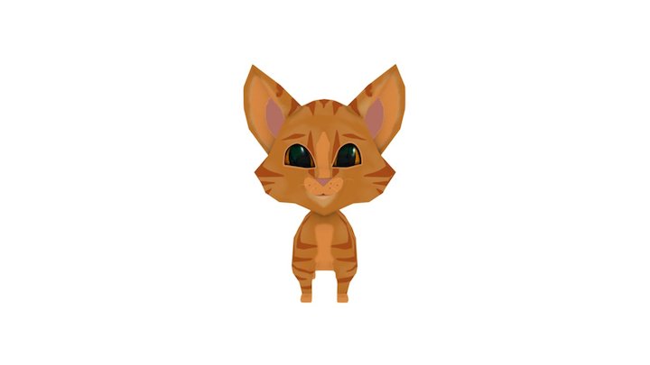InfiKitti - Cat Protagonist 3D Model