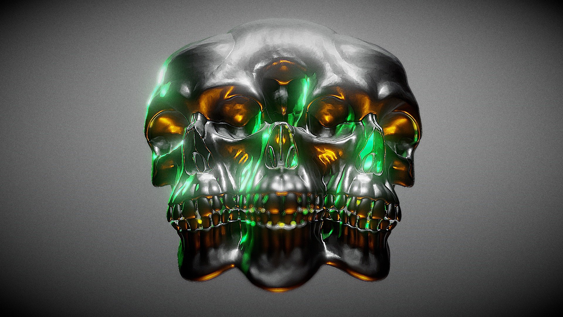 Skull ornament