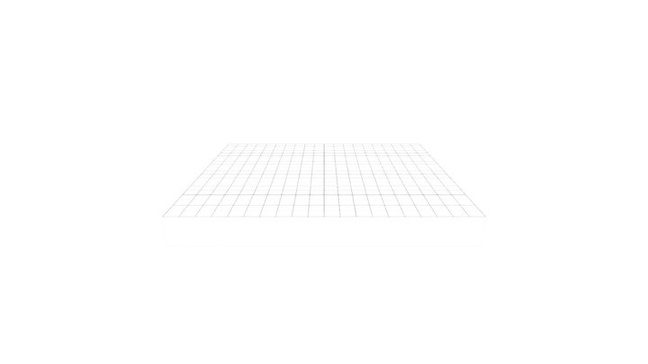 White Grid 3D Model