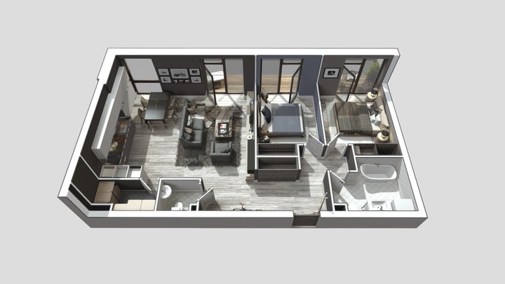 floor plan 3D Model