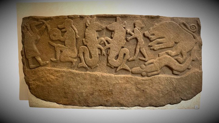 Murthly Slab - Pictish Stone 3D Model