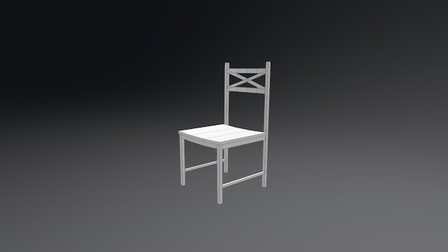 Wooden Chair I 3D Model