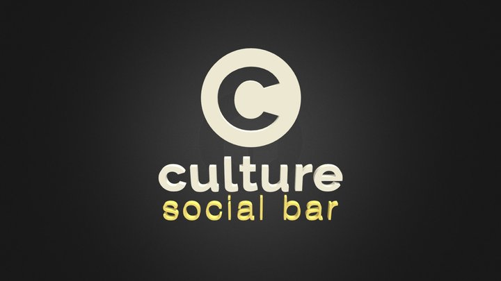 Culture Logo 3D Model