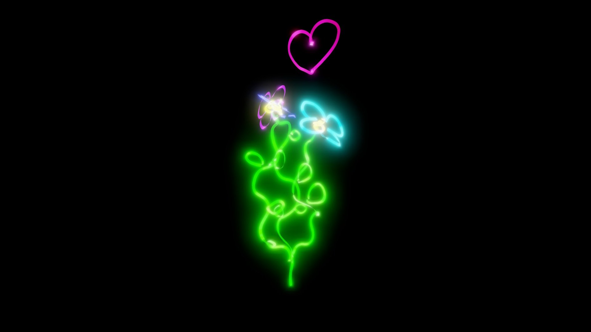 NEON FLOWERS