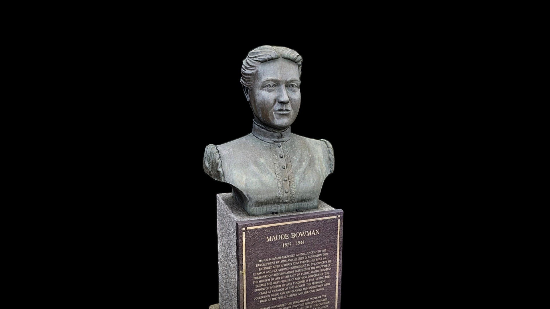 Bust of Maude Bowman