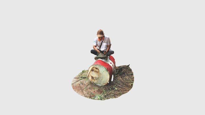 Manusia drum 3D Model