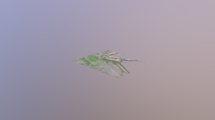 Langeoog Hafen 3D Model