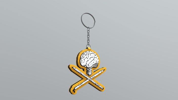 𝖘𝖎-𝖍𝖚𝖆𝖓 ComiCart Key Chain 3D Model