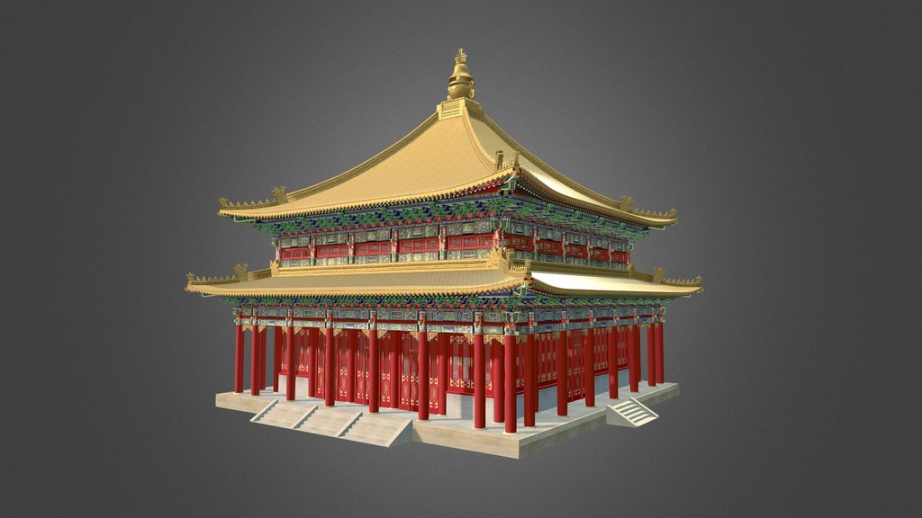 Model of the Golden Temple, Wan fa Gui yi Hall